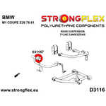 Casquillo barra estabilizadora trasera BMW Serie 5 E39 Strongflex 12 mm