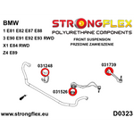 Casquillo barra estabilizadora delantera BMW Serie 5 E39 Strongflex 21 mm