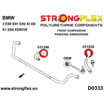 Casquillo barra estabilizadora delantera BMW Serie 5 E39 Strongflex 21 mm