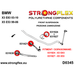 Silentblock interior brazo control delantero BMW Serie 5 E39 Strongflex SPORT