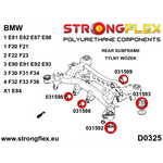 Silentblock subchasis trasero delantero BMW F30 F31 F34 Strongflex