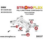 Silentblock diferencial trasero delantero BMW F30 F31 F34 Strongflex