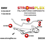Silentblock brazo tirado trasero BMW Serie 5 E34 Strongflex SPORT