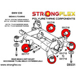 Silentblock anclaje subchasis trasero BMW Serie 5 E39 Sedán Strongflex