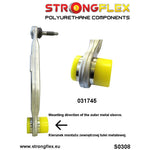 Silentblock interior brazo superior trasero BMW Serie 5 E60 Strongflex SPORT