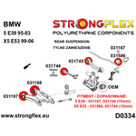 Silentblock interior brazo superior trasero BMW Serie 5 E39 Strongflex SPORT