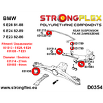 Silentblock bieleta estabilizadora trasera a barra BMW Serie 5 E34 Strongflex
