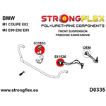 Casquillo barra estabilizadora delantera BMW M3 F80 Strongflex 26 mm SPORT