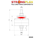 Soporte caja de cambios BMW M2 F87 Strongflex ROAD
