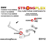 Casquillo barra estabilizadora delantera BMW F30 F31 F34 Strongflex 20 mm