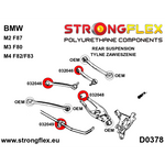 Casquillo interior horquilla inferior trasera BMW M4 F82 F83 Strongflex SPORT