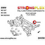 Silentblock diferencial trasero trasero BMW M4 G82 G83 Strongflex