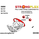 Silentblock diferencial trasero trasero BMW M4 F82 F83 Strongflex