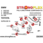 Casquillo barra estabilizadora trasera BMW Serie 2 F44 F45 F46 Strongflex 18 mm
