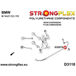 Casquillo barra estabilizadora trasera BMW Serie 2 F44 F45 F46 Strongflex 18 mm