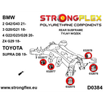Silentblock diferencial trasero delantero BMW G20 G21 Strongflex
