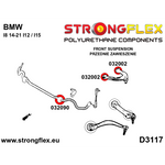 Casquillo barra estabilizadora delantera BMW G20 G21 Strongflex 26 mm