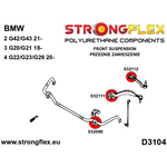 Silentblock suspensión delantera delantero BMW G20 G21 Strongflex SPORT
