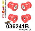 Kit silentblocks subchasis trasero BMW E90 E91 E92 E93 Strongflex