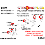 Kit completo silentblocks suspensión BMW Serie 5 E60 Strongflex