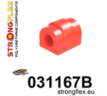 Casquillo barra estabilizadora trasera BMW Serie 5 E34 Strongflex 12 mm