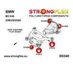 Silentblock subchasis trasero trasero BMW E46 Strongflex