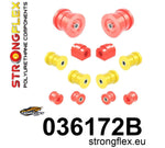 Kit silentblocks suspensión trasera BMW Serie 5 E34 Strongflex
