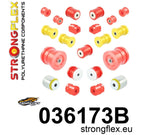 Kit completo silentblocks suspensión BMW Serie 5 E34 Strongflex
