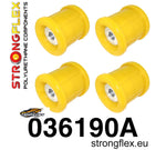 kit de silentblocks del subchasis trasero bmw serie 5 e39 strongflex