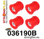 Kit silentblocks subchasis trasero BMW Serie 5 E39 Sedán Strongflex