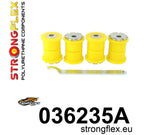 kit excéntrico de silentblocks del brazo tirado trasero bmw serie 5 e34 strongflex