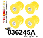 kit de silentblocks del subchasis trasero bmw serie 5 e60 strongflex