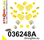 kit completo de silentblocks de suspensión bmw serie 5 e60 strongflex