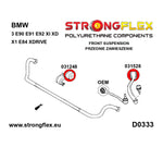 Casquillo barra estabilizadora delantera BMW E90 E91 E92 E93 Strongflex 21 mm