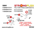 Casquillo barra estabilizadora trasera BMW E90 E91 E92 E93 Strongflex 11 mm