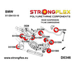 Silentblock brazo trasero BMW E90 E91 E92 E93 Strongflex SPORT