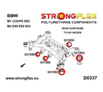 Detalle piezas Silentblock diferencial trasero – soporte delantero BMW F22/F23 (par) Strongflex BMW F22 F23