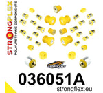 Kit de silentblocks completo Sport para BMW F22 y F23 tracción trasera Strongflex BMW F22 F23 - vista frontal