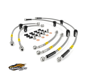 Latiguillos freno metálicos HEL BMW E36 acero inoxidable