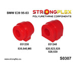 Casquillo barra estabilizadora delantera BMW E90 E91 E92 E93 Strongflex 21 mm