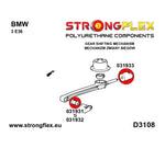 Detalle piezas Silentblock brazo del cambio – casquillo delantero (ovalado 19 mm) Sport BMW F22/F23 Strongflex BMW F22 F23