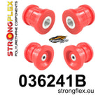 Kit de silentblocks de subchasis trasero para BMW F22 y F23 tracción trasera Strongflex BMW F22 F23 - vista frontal