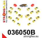 Kit de silentblocks de suspensión trasera para BMW F22 y F23 tracción trasera Strongflex BMW F22 F23 - vista frontal