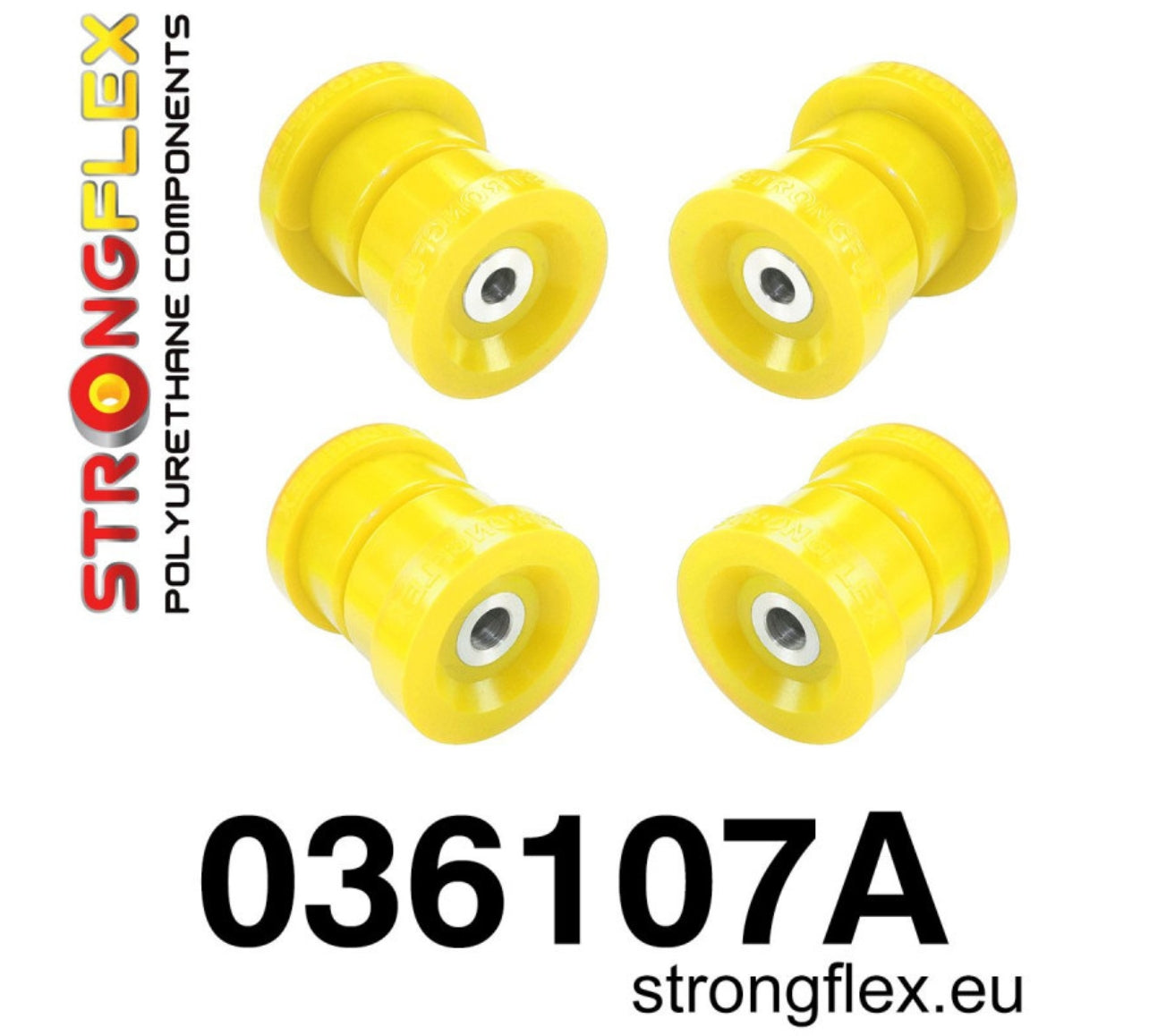 Kit de Silentblock del Batidor Trasero BMW E36 – Strongflex (Sport y Normal)