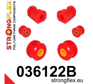 Kit silentblocks delanteros 80Sha BMW E30 M3 Z1 suspensión restauración