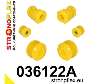 Kit silentblocks delanteros poliuretano SPORT 90Sha BMW E30 M3 Z1