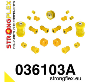 Kit silentblocks poliuretano SPORT 036103A BMW E30 M3 suspensión completa 90Sha