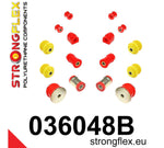 kit silentblocks suspension trasera bmw e46 poliuretano 80sha