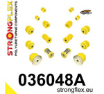 Kit silentblocks suspensión trasera BMW E46 Sport poliuretano 90ShA