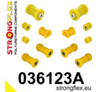 Kit silentblocks traseros SPORT 90Sha BMW E30 suspensión drift rally